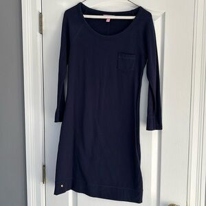 Lilly Pulitzer Navy Dress heavier knit
